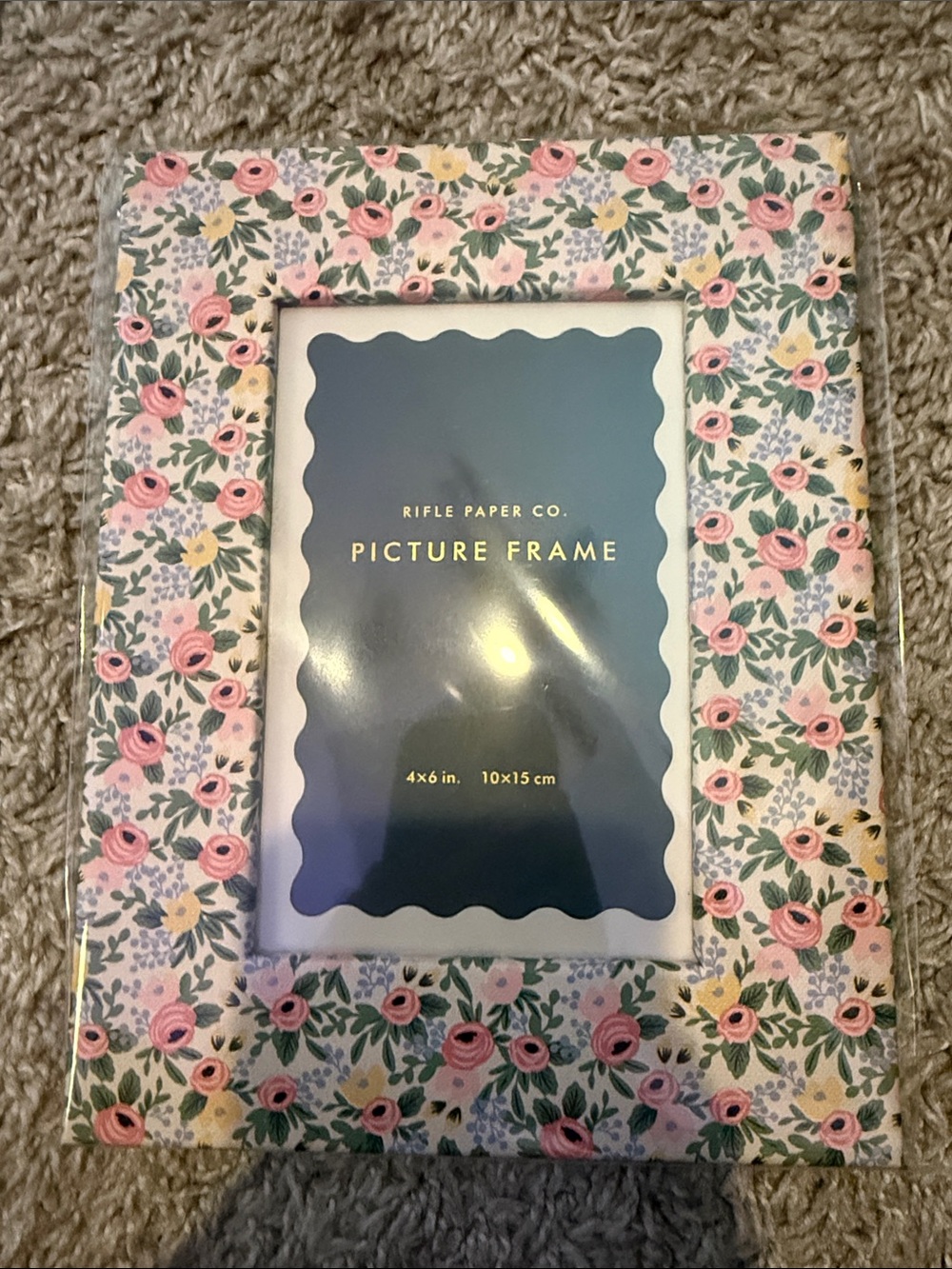 Rifle Paper Co. Floral Pink and Green Picture Frame